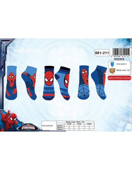 Socquette Spiderman