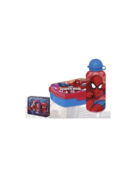 Boîte à goûter PVC + Gourde Spider-man