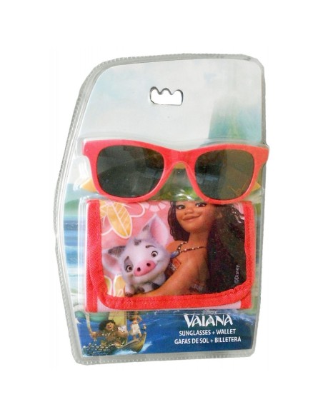 Vaiana set portefeuille + lunette de soleil