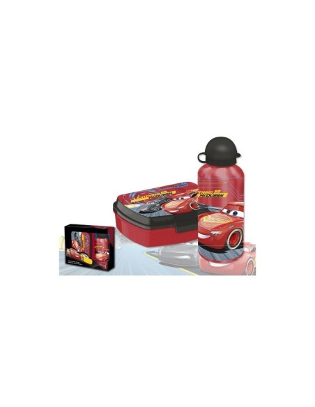 Boîte à goûter PVC + Gourde Cars Disney