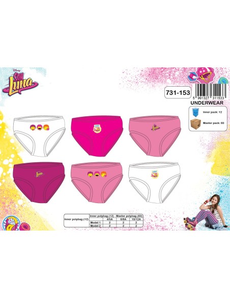 Boite de 3 Culottes Soy Luna