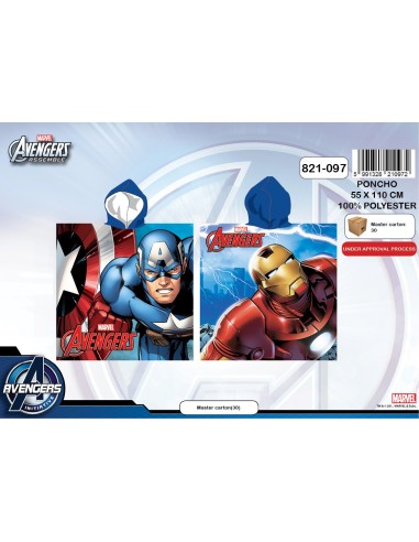 Poncho Microfibre Avengers