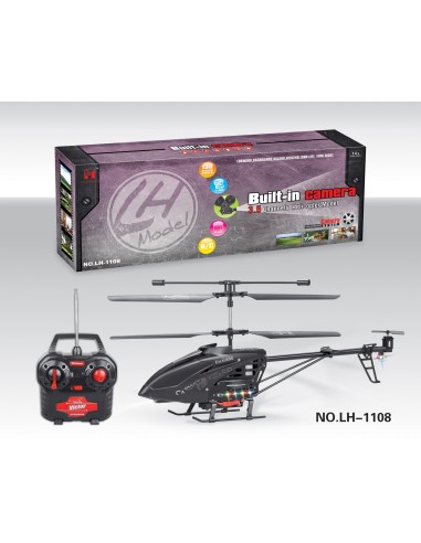 Hélicoptère R/C avec caméra 3.5 CHANNEL 43 CM - New discount.com