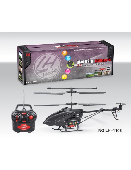 Hélicoptère R/C avec caméra 3.5 CHANNEL 43 CM - New discount.com