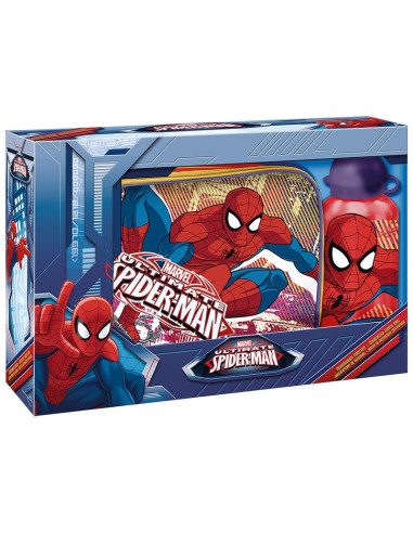 Boîte à gouter PVC + Gourde Spider-man