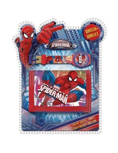 Set portefeuille + montre digitale Spiderman Marvel