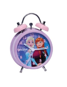 Réveil métal  La Reine des Neiges 10 cm