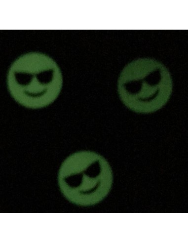 Hand spinner smiley fluo et la toupie Fluo dans le noir
