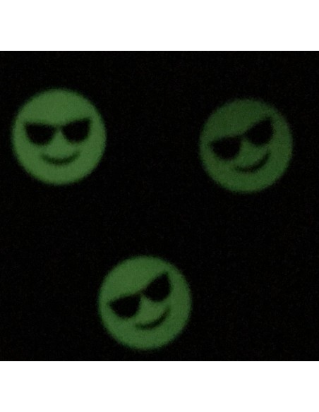 Hand spinner smiley fluo et la toupie Fluo dans le noir