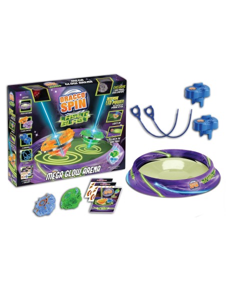 DRACCO SPIN LASER BLAST MEGA GLOW ARENA - New discount.com