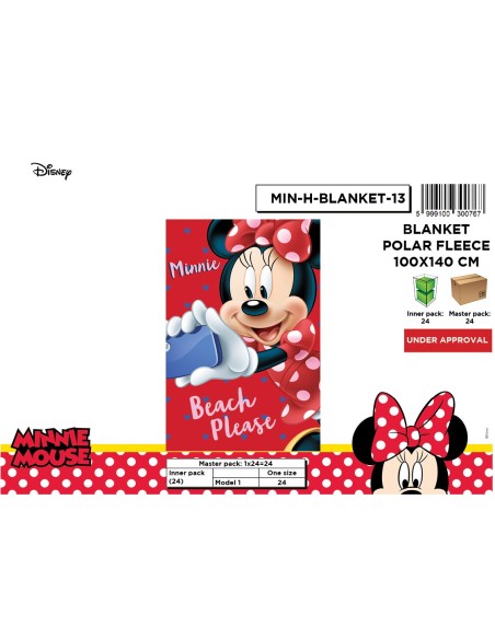 Plaid Polaire Minnie Disney - New discount.com