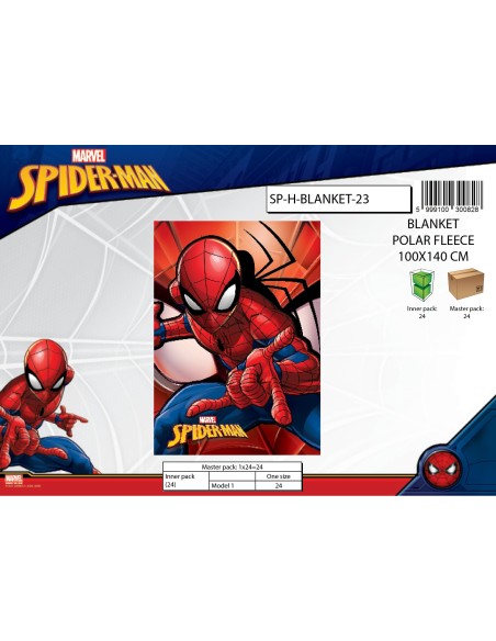 Coperta in pile Marvel Spiderman - New discount.com