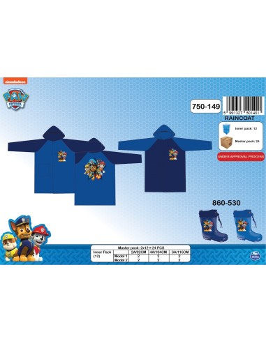 Imperméable Pat Patrouille -New discount.com