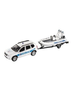 VOITURE MINIATURE - DACIA+ BATEAU SÉCURITÉ FRANCE - ECHELLE 1/ 43 2