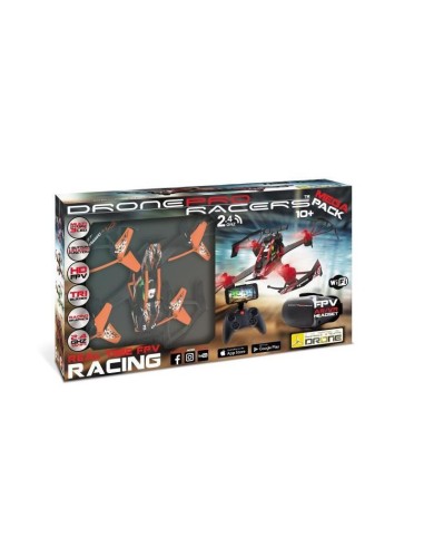 Coffret Drone Pro Racer avec caméra et masque VR  Mondo