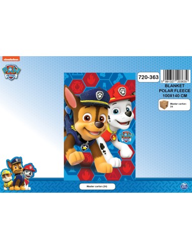 Plaid polaire Paw Patrol - 720-363 - New discount.com