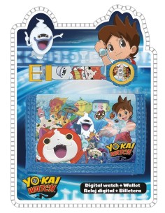 Set portefeuille + montre digitale Yo-Kai Watch
