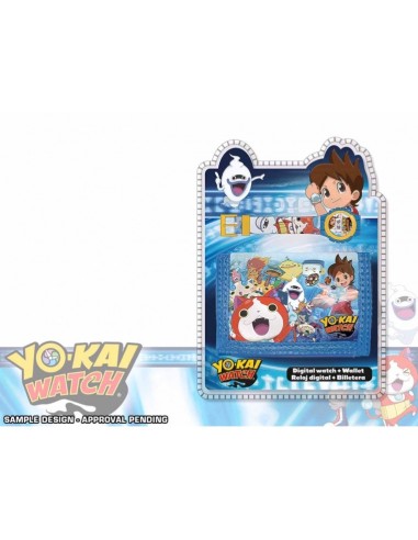 Set portefeuille + montre digitale Yo-Kai Watch