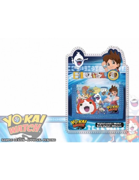 Set portefeuille + montre digitale Yo-Kai Watch
