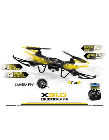 ULTRADRONE X31.0 EXPLORERS CAMERA WI-FI MONDO