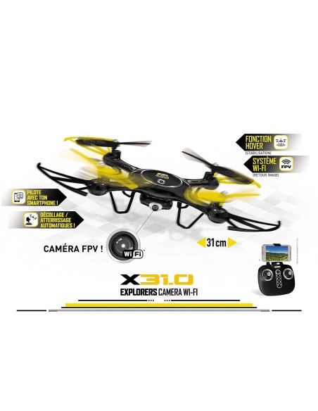 ULTRADRONE X31.0 EXPLORERS CAMERA WI-FI MONDO