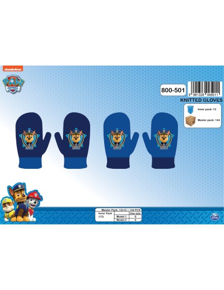 Gants Mouffle Pat'Patrouille - New discount.com