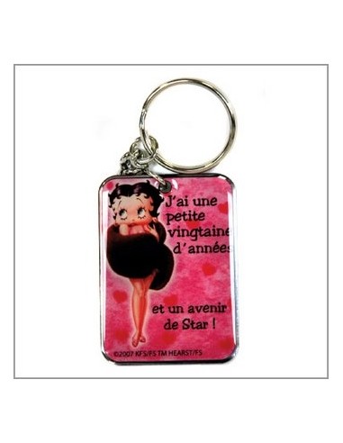 Porte clés métal Betty Boop - New discount.com