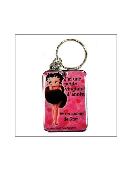 Porte clés métal Betty Boop - New discount.com
