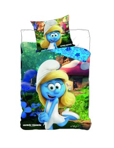 Parure de Lit Les schtroumpfs Fille -New discount.com