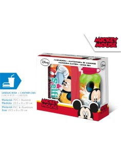Boîte à goûter PVC + Gourde Mickey Disney