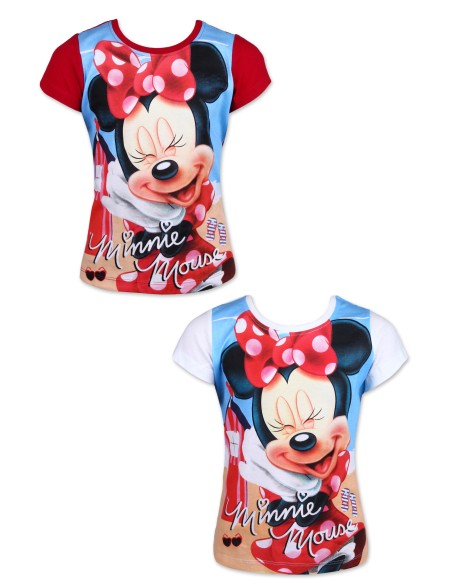 T-shirt manches courtes Minnie Disney - New discount.com