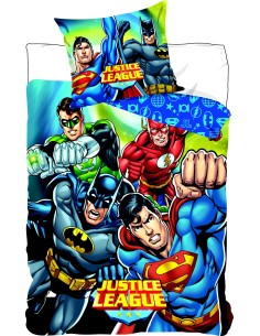 Set copripiumino The Justice League + federe - New discount.com