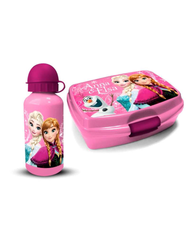 Boîte lunch Frozen et une gourde de 400 ml. Frozen - New discount.com