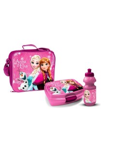 Sac isotherme Frozen avec boîte à goûter et gourde La reine des nei...