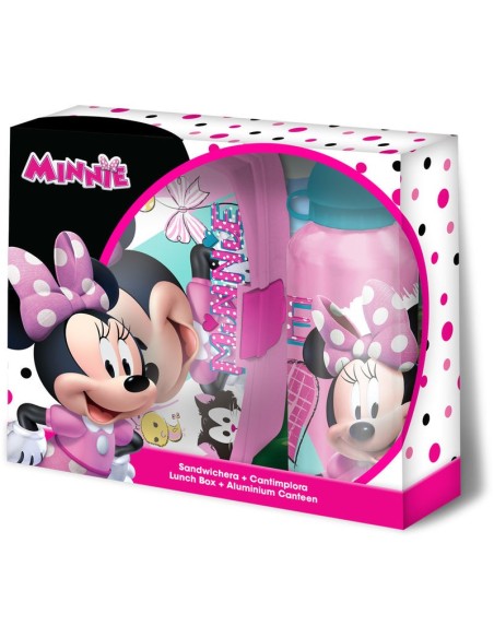Boîte à goûter PVC + Gourde  aluminium Disney - New discount.com