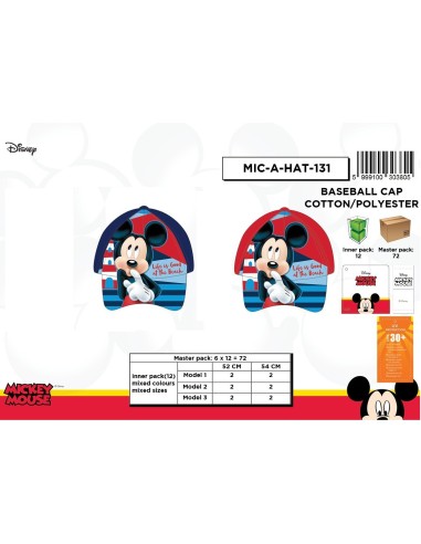 Disney Mickey Cap -New discount.com