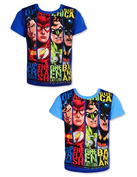 T-shirt a maniche corte La Ligue des justiciers - New discount.com