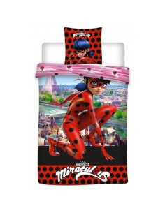Housse de couette Miraculous avec Taie d'oreiller - New discount.com