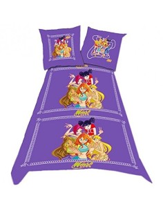 Set WINX CLUB DUVET COVER -140x200cm and WINX CLUB Pillow, New disc...