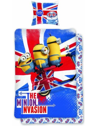 Parure de lit Minions - 100% Coton - New discount.com