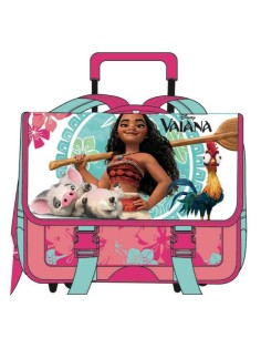Cartable trolley avec roulettes Vaiana Disney- Qualité supérieure -... 2
