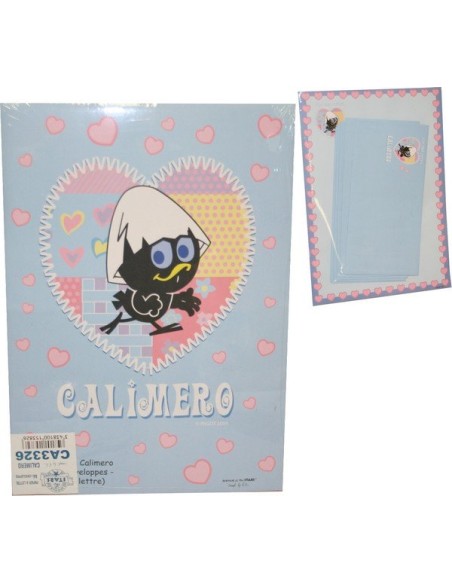 Juego de 10 sobres y 10 hojas de papel de carta calimero decorado. ...