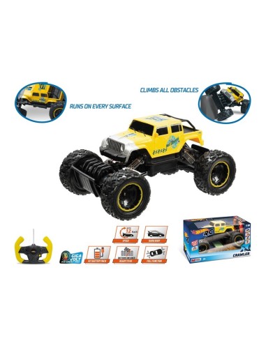 Hot Wheels  Crawler R/C 1:18avec Batterie Rechargeable - New discou...