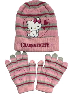 Set 2 pieces hat + glove Charmmykitty, New discount.com, Nouveautés... 2