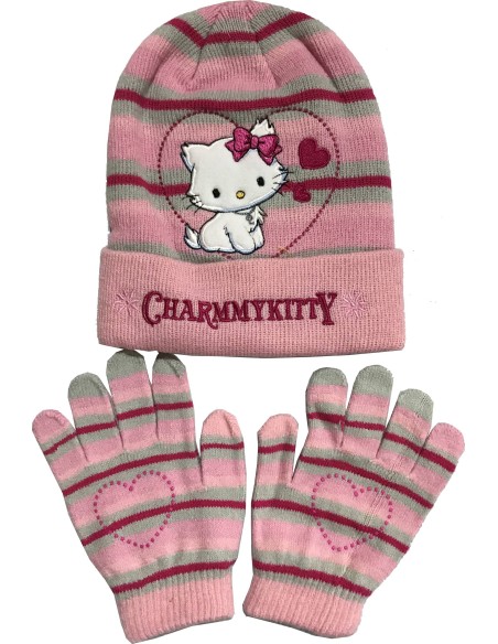 Set 2 pezzi cappello + guanto Charmmykitty - New discount.com