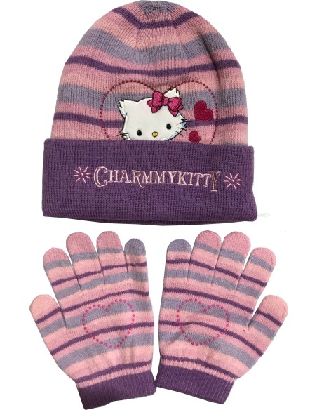 Set 2 pezzi cappello + guanto Charmmykitty - New discount.com