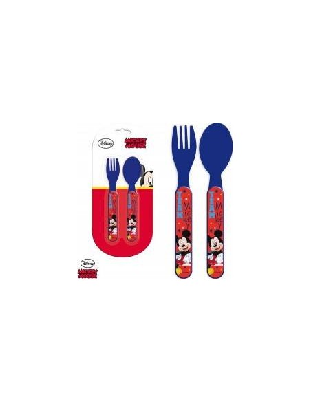 Set de couverts Mickey en plastique