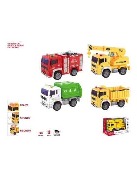 Véhicule a friction truck 20 cm