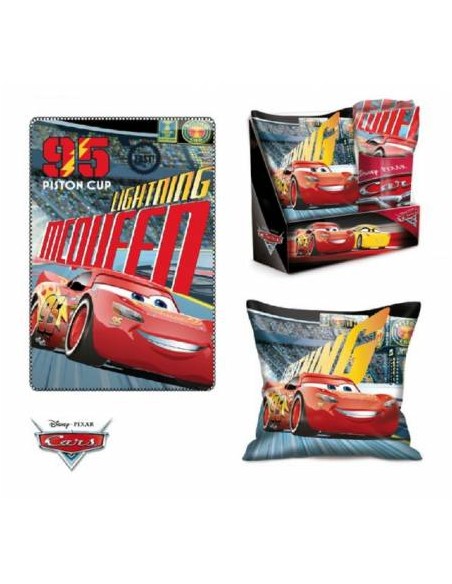 Coffret Coussin avec plaid Cars Disney - New discount.com