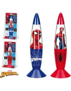Lámpara LED Spider-man glitter 18 cm. -New discount.com